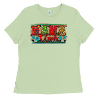 Matcha christmas western mama claus Ladies Tee - RanaPortraitStore