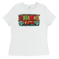 White christmas western mama claus Ladies Tee - RanaPortraitStore