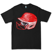 Black red softball helmet fa element Premium Tee - FaDigitalArtStudio