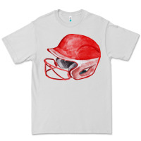 Red Softball Helmet Fa Element Premium Tee | Teevron