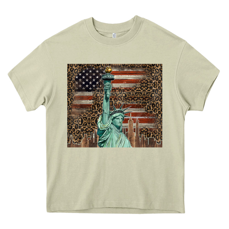 Statue Of Liberty Tumbler Heavy Core Tee by BarkalooDesign | Teevron