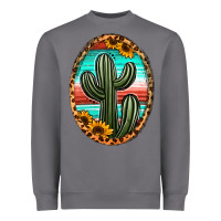 Storm serape and sunflower cactus Heavyweight Sweatshirt - Jasminsmagicworld