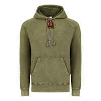 Vintage Olive spoon with chocolate Vintage Hoodie - AdoDesignShop