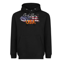 Black God Bless The USA Heavyweight Hoodie - Bettercallsaul
