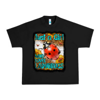 Black Western Just A Girl Who Loves Ladybug Urban Heavy Tee - LillyAllenDesigns