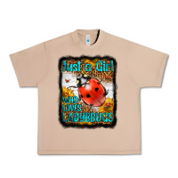 Burro Western Just A Girl Who Loves Ladybug Urban Heavy Tee - LillyAllenDesigns