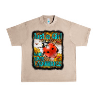 French Oak Western Just A Girl Who Loves Ladybug Urban Heavy Tee - LillyAllenDesigns