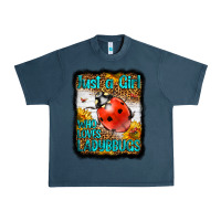 Midnight Navy Western Just A Girl Who Loves Ladybug Urban Heavy Tee - LillyAllenDesigns