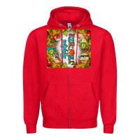 Red thankful teacher fall tumbler Zipper Hoodie - BundleAndBundleShop