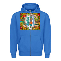 True Royal thankful teacher fall tumbler Zipper Hoodie - BundleAndBundleShop