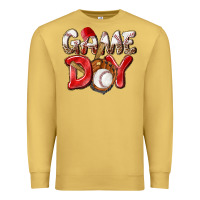 Antique Gold Game day Baseball Premium Sweatshirt - NancyCooperArtShop