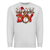 Dove Grey Game day Baseball Premium Sweatshirt - NancyCooperArtShop