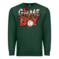 Sports Green Game day Baseball Premium Sweatshirt - NancyCooperArtShop