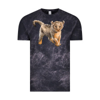 Cloud Black baby lion Vintage Tee - LillyAllenDesigns