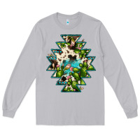 Moon Dust aztec  cowhide cactus gemstone Long Sleeve Tee - JahusDesignShop