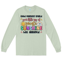 Matcha good morning world your little ray of sarcastic Long Sleeve Tee - MaliasSmallBusiness