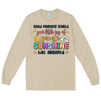 Mushroom good morning world your little ray of sarcastic Long Sleeve Tee - MaliasSmallBusiness
