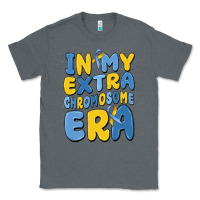 Charcoal Heather in my extra chromosome era Classic Tee - MaliasSmallBusiness