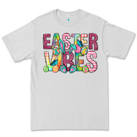 Dove Grey Easter vibes Easter Day Premium Tee - Neo Western