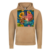 4th Of July Texas Map With Cow Seamless Pattern Vintage Hoodie | Teevron