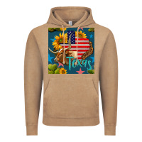 Vintage Coffee 4th of july texas map with cow seamless pattern Vintage Hoodie - BundleAndBundleShop