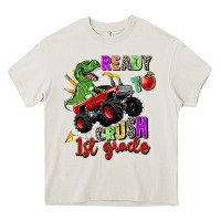 Cream ready to crush 1st grade Heavy Core Tee - Zillion Design Studio