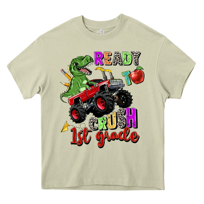 Ready To Crush 1st Grade Heavy Core Tee by Zillion Design Studio | Teevron