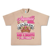 Burro As a Aquarius Girl I was Born with My Heart on my Sleeve and a mouth Urban Heavy Tee - Jasminsmagicworld
