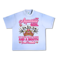Grape Ice As a Aquarius Girl I was Born with My Heart on my Sleeve and a mouth Urban Heavy Tee - Jasminsmagicworld