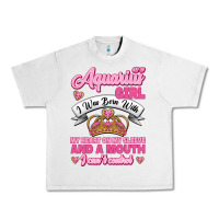 Lunar Rock As a Aquarius Girl I was Born with My Heart on my Sleeve and a mouth Urban Heavy Tee - Jasminsmagicworld