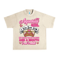 Sandshell As a Aquarius Girl I was Born with My Heart on my Sleeve and a mouth Urban Heavy Tee - Jasminsmagicworld