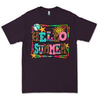 Plum hello summer Premium Tee - AdoDesignShop