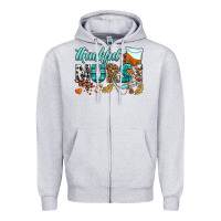 Heather Grey thankful nurse Zipper Hoodie - BundleAndBundleShop