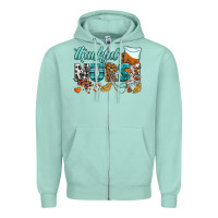 Seafoam thankful nurse Zipper Hoodie - BundleAndBundleShop