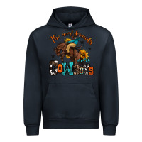 Navy the world needs more cowboys Urban Hoodie - OliviaCreatesArt