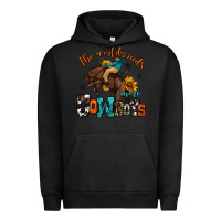 Pigment Black the world needs more cowboys Urban Hoodie - OliviaCreatesArt