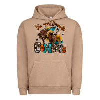 Pigment Burro the world needs more cowboys Urban Hoodie - OliviaCreatesArt