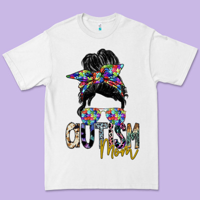 Autism Mom Premium Tee Designed By Sublimationcraftshop