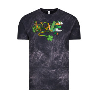 Cloud Black st. patricks day nurse love medical love Vintage Tee - BarkalooDesign