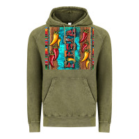 Vintage Olive fiesta with pepper Vintage Hoodie - Artiststas