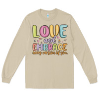 Mushroom love and embrace every version of you Long Sleeve Tee - MaliasSmallBusiness
