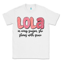 White lola in every season, she shines with grace Classic Tee - MaliasSmallBusiness
