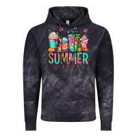 Cloud Black summer vibes coffee cups Vintage Hoodie - Jasminsmagicworld
