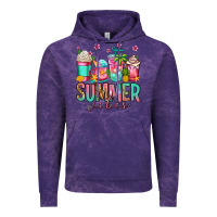 Cloud Purple summer vibes coffee cups Vintage Hoodie - Jasminsmagicworld