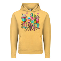 Vintage Mustard summer vibes coffee cups Vintage Hoodie - Jasminsmagicworld
