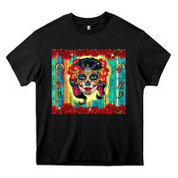 Black sugar skull tumbler 3 Heavy Core Tee - CTS Tumbler Store