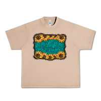 Burro sunflower background Urban Heavy Tee - BarkalooDesign