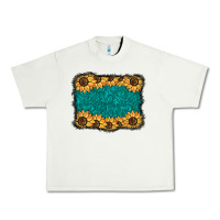 Pistachio sunflower background Urban Heavy Tee - BarkalooDesign