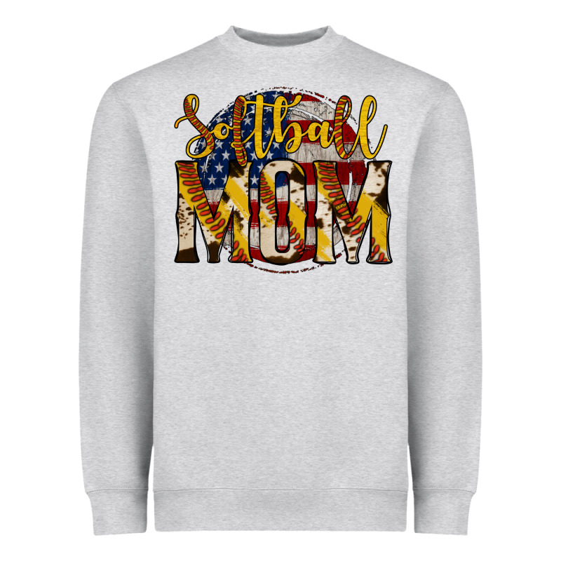 Softball Mom Heavyweight Sweatshirt by Jasminsmagicworld | Teevron