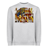 Heather Grey softball mom Heavyweight Sweatshirt - Jasminsmagicworld